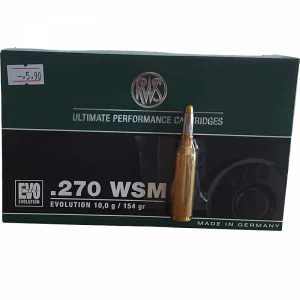 Rws Kal.270 Wsm Evo 10g 154gr