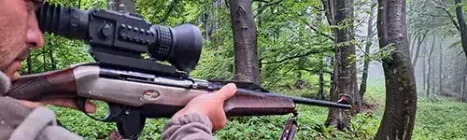 Thermal Optic On Hunting Gun